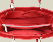 Chanel Red Grand Shopping Tote (GST) Medium Bag