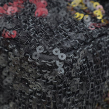Chanel Grey Multicolor Logo CC Sequins Small Flap Evening Bag