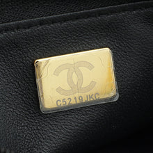 Chanel Black Logo Top Handle Wallet on Chain
