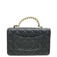 Chanel Black Logo Top Handle Wallet on Chain