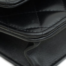 Chanel Black Logo Top Handle Wallet on Chain