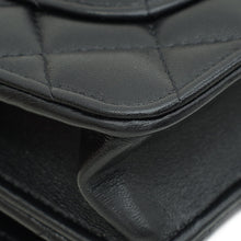 Chanel Black Logo Top Handle Wallet on Chain