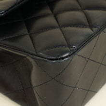 Chanel Black CC Classic Double Flap Medium Bag