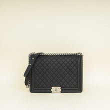 Chanel Black Le Boy Nubuck Large Bag