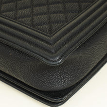 Chanel Black Le Boy Nubuck Large Bag