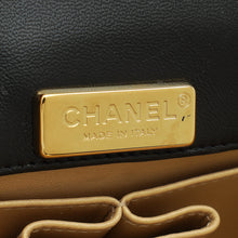 Chanel Bicolor CC Top Handle Mini Flap Bag