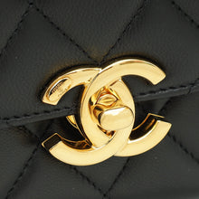 Chanel Bicolor CC Top Handle Mini Flap Bag