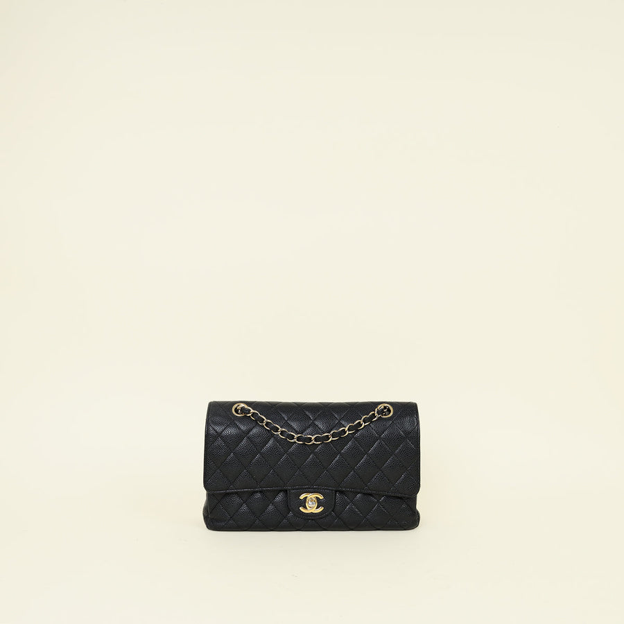 Chanel Black Classic Medium Double Flap Bag