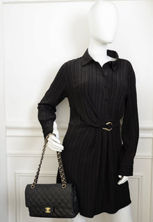 Chanel Black Classic Medium Double Flap Bag