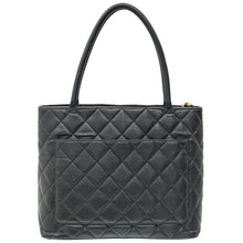 Chanel Black CC Timeless Medallion Tote Bag