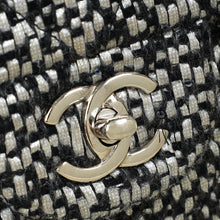 Chanel Bicolor Tweed Double Flap Jumbo Bag