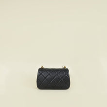 Chanel Black Double Pearly Flap Bag