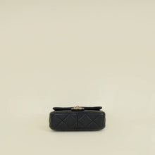 Chanel Black Double Pearly Flap Bag