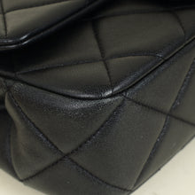 Chanel Black Double Pearly Flap Bag