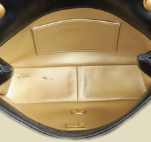 Chanel Black Double Pearly Flap Bag