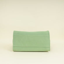 Chanel Green CC Deauville Mix Fabric Medium Tote Bag