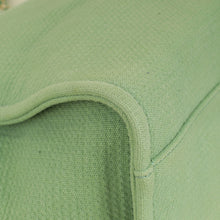 Chanel Green CC Deauville Mix Fabric Medium Tote Bag
