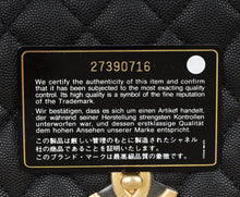 Chanel Black CC Coco Handle Caviar Bag with Lizard Handle