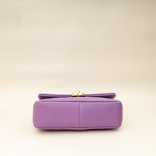 Chanel Purple CC Shiny Small Chain Melody Flap Bag