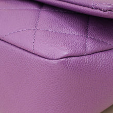 Chanel Purple CC Shiny Small Chain Melody Flap Bag