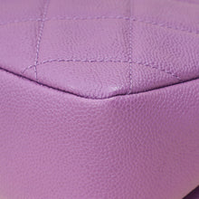 Chanel Purple CC Shiny Small Chain Melody Flap Bag