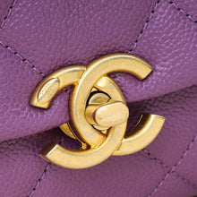 Chanel Purple CC Shiny Small Chain Melody Flap Bag
