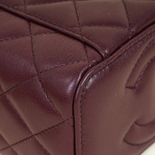 Chanel Burgundy CC Crush Small Vanity With Chain