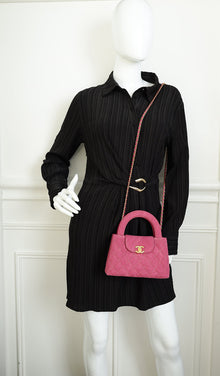 Chanel Pink CC Denim Mini Kelly Bag