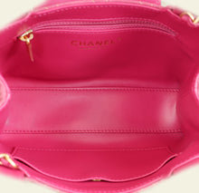 Chanel Pink CC Denim Mini Kelly Bag