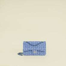 Chanel Bicolor CC Classic Tweed Double Flap Medium Bag