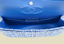 Chanel Bicolor CC Classic Tweed Double Flap Medium Bag