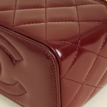 Chanel Burgundy CC Small Vanity Case