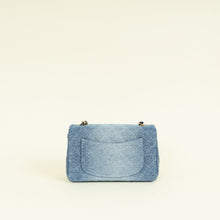 Chanel Blue CC Denim Classic Mini Flap Bag