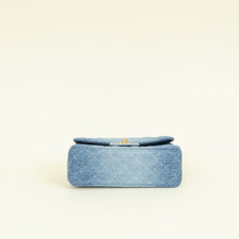 Chanel Blue CC Denim Classic Mini Flap Bag