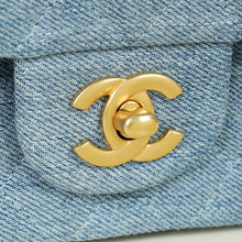 Chanel Blue CC Denim Classic Mini Flap Bag