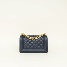 Chanel Navy Blue Le Boy Small Flap Bag