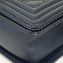 Chanel Navy Blue Le Boy Small Flap Bag