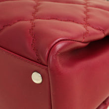 Chanel Burgundy Hampton Shopping Tote Bag