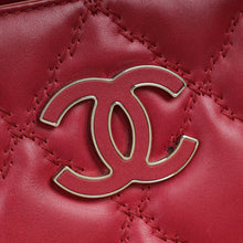 Chanel Burgundy Hampton Shopping Tote Bag