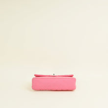 Chanel Pink Jersey Classic Double Flap Medium Bag