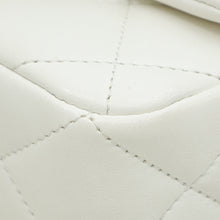 Chanel White CC Double Pearl Mini Flap Bag