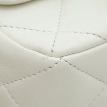 Chanel White CC Double Pearl Mini Flap Bag