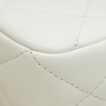 Chanel White CC Double Pearl Mini Flap Bag