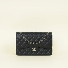 Chanel Black Classic Double Flap Jumbo Bag