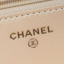 Chanel Metallic Pearly Pink CC Classic Wallet on Chain