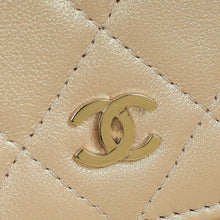 Chanel Metallic Pearly Pink CC Classic Wallet on Chain