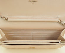 Chanel Metallic Pearly Pink CC Classic Wallet on Chain