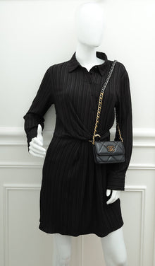 Chanel Black 19 Mini Wallet on Chain