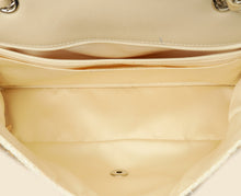 Chanel Bicolor Raffia Sequins Single Flap Jumbo Bag