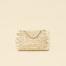Chanel Bicolor Raffia Sequins Single Flap Jumbo Bag